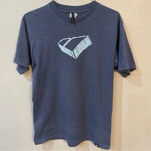 vintage Y2K Iris Design Mens Snowboard Tee Shirt